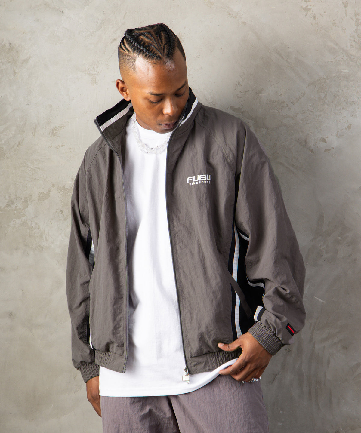 EXCLUSIVE【NEW】NYLON TRACK JACKET/ナイロントラックジャケット【FAM-62314】