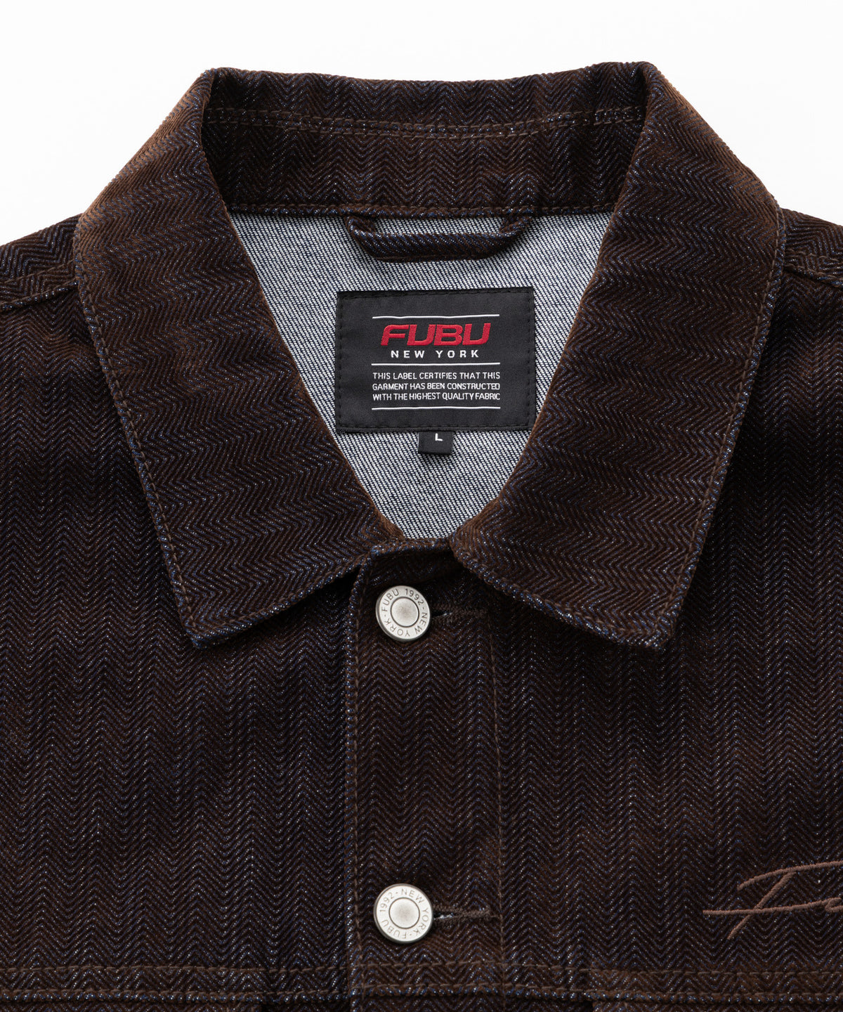 【NEW】FLOCKED DENIM JACKET/フロックデニムジャケット【FAM-62316】【10月5日から順次配送】