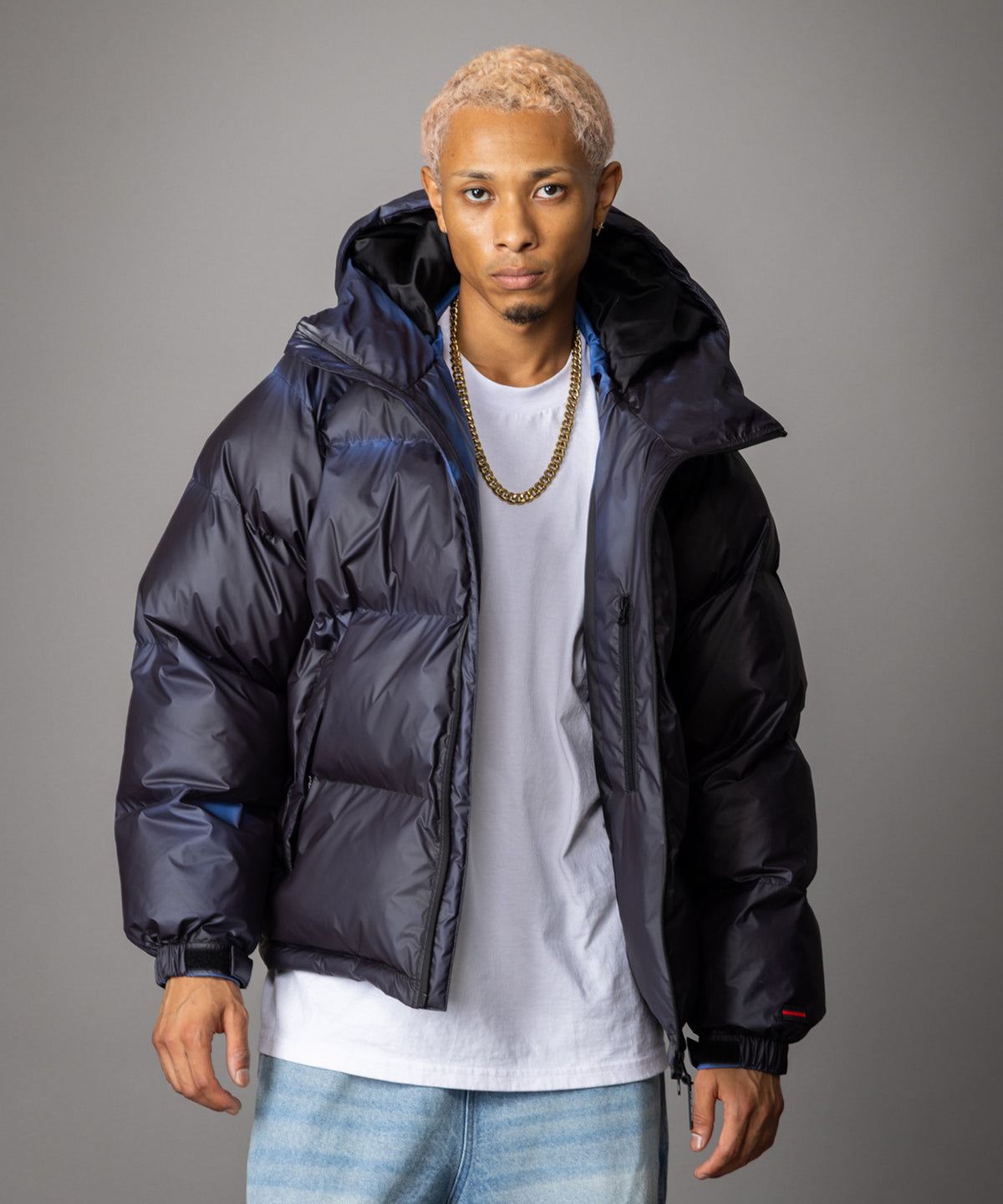 【NEW】THERMOCHROMIC PUFFER JACKET/サーモクロミックパファージャケット【FAM-62317】