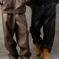 【NEW】FAUX LEATHER EASY PANTS/フェイクレザーイージーパンツ【FAM-62500】