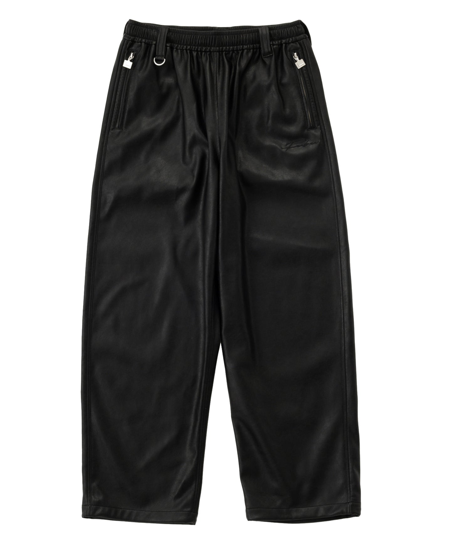 【NEW】FAUX LEATHER EASY PANTS/フェイクレザーイージーパンツ【FAM-62500】
