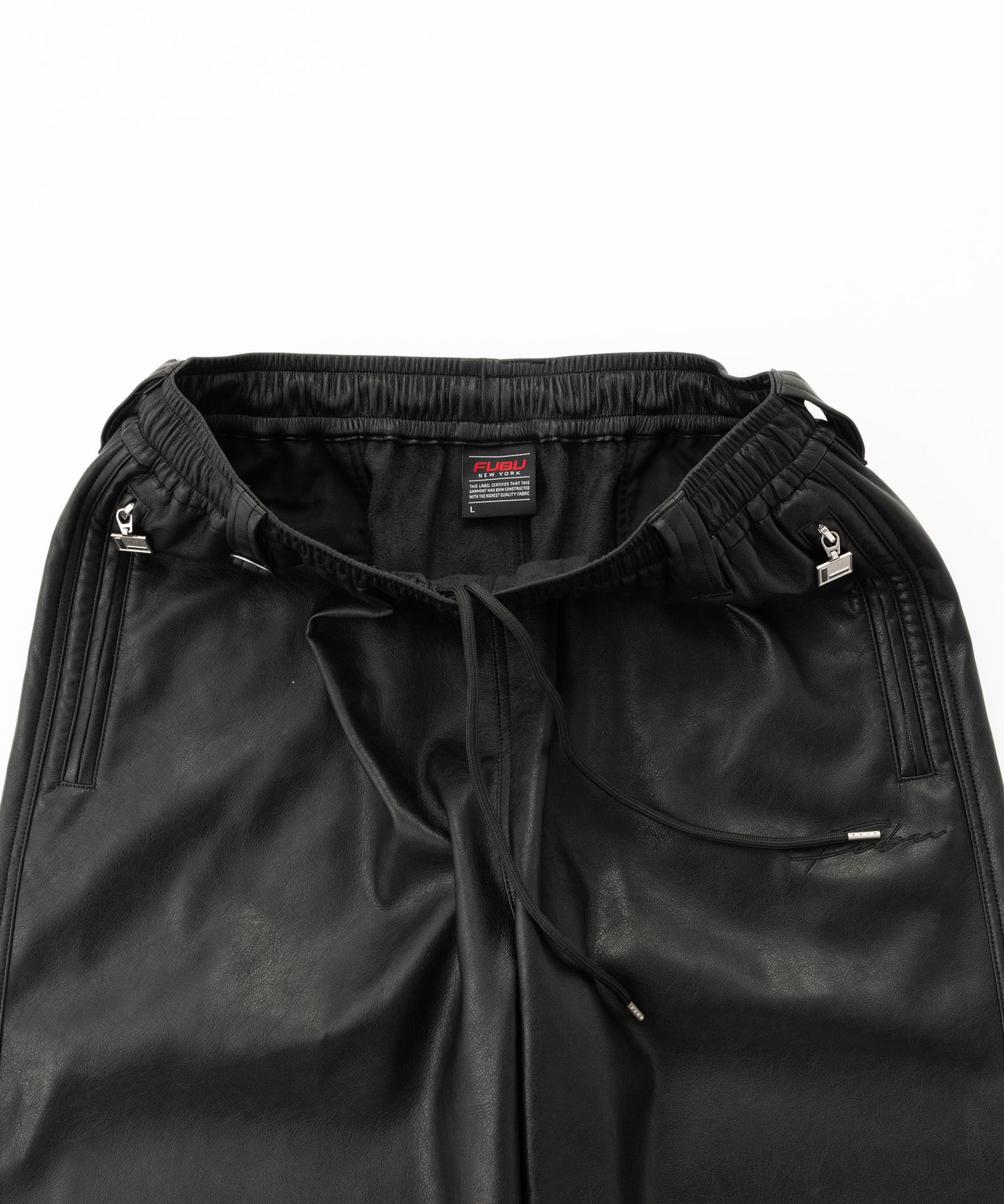 【NEW】FAUX LEATHER EASY PANTS/フェイクレザーイージーパンツ【FAM-62500】