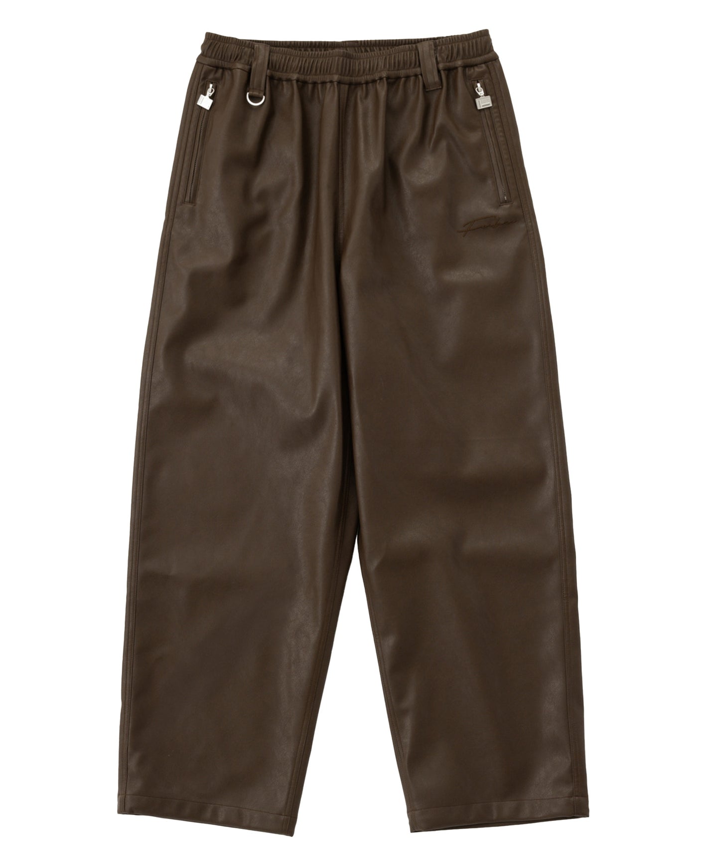 【NEW】FAUX LEATHER EASY PANTS/フェイクレザーイージーパンツ【FAM-62500】