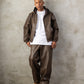 【NEW】FAUX LEATHER EASY PANTS/フェイクレザーイージーパンツ【FAM-62500】