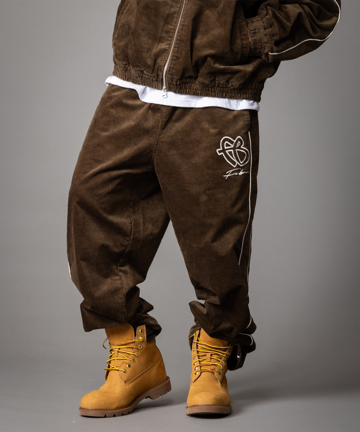【NEW】CORDUROY TRACK PANTS/コーデュロイトラックパンツ【FAM-62502】【10月5日から順次配送】
