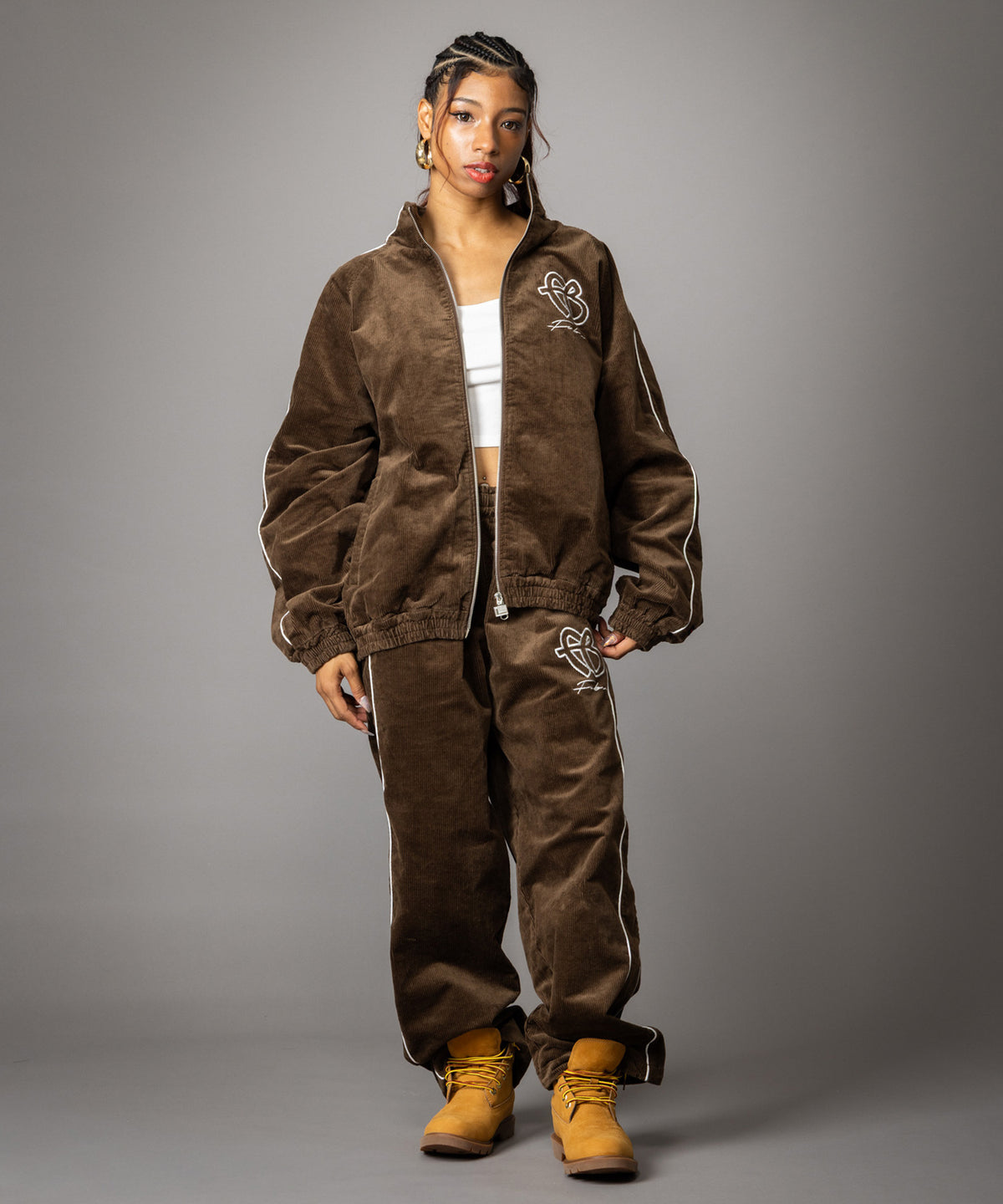 【NEW】CORDUROY TRACK PANTS/コーデュロイトラックパンツ【FAM-62502】【10月5日から順次配送】