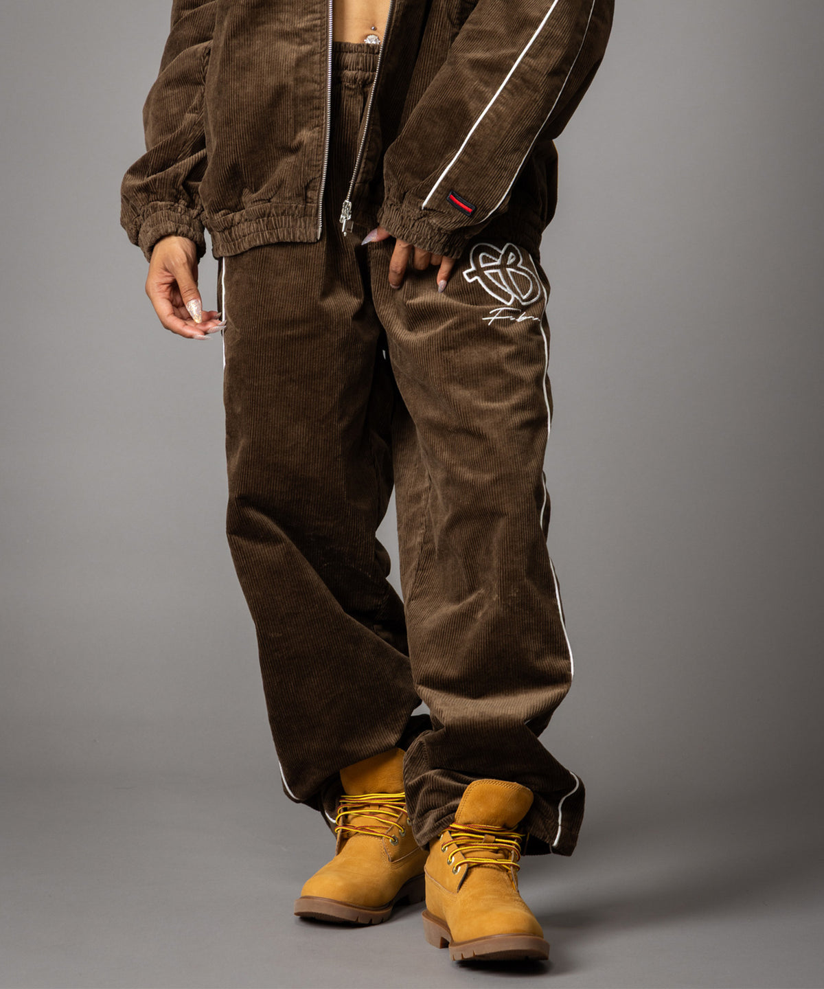 【NEW】CORDUROY TRACK PANTS/コーデュロイトラックパンツ【FAM-62502】【10月5日から順次配送】