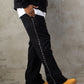 【NEW】STUDS FLARE SWEAT PANTS/スタッズフレアスウェットパンツ【FAM-62507】
