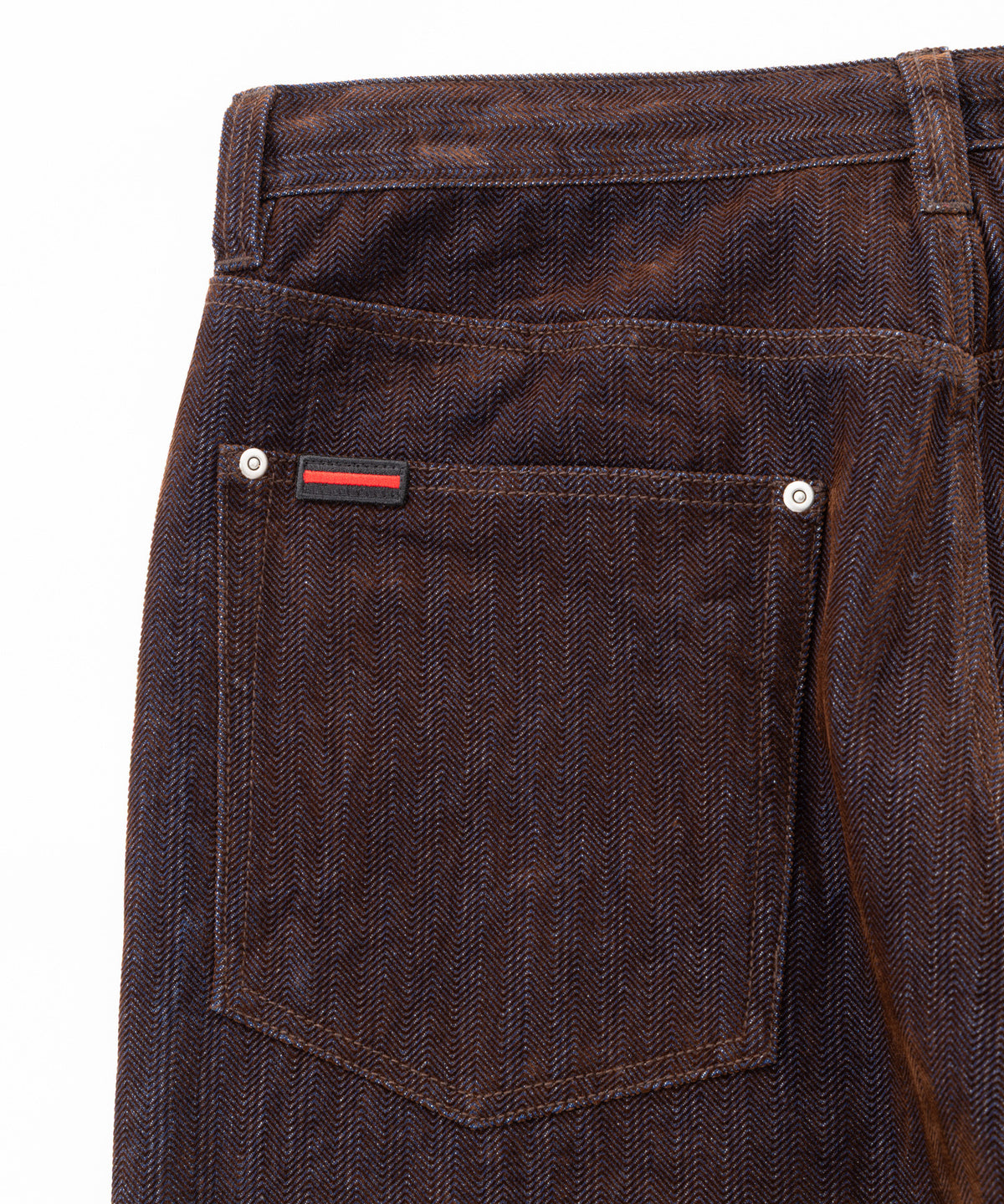 【NEW】FLOCKED DENIM PANTS/フロックデニムパンツ【FAM-62509】【10月5日から順次配送】