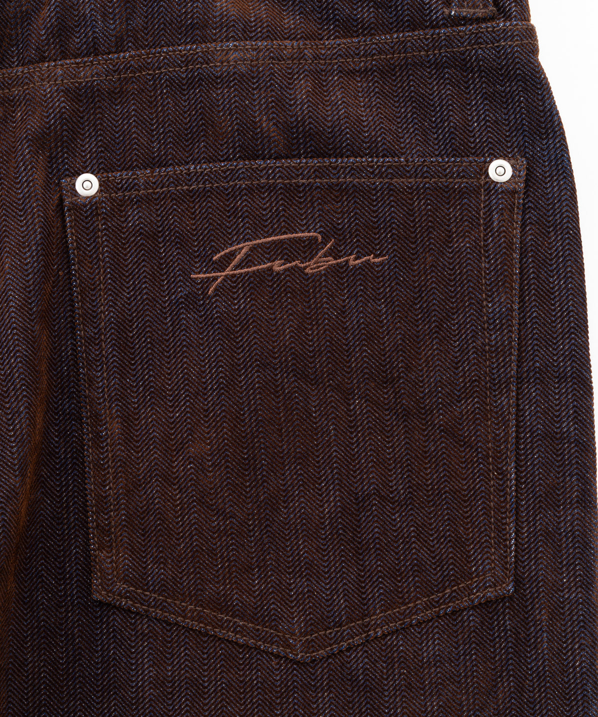 【NEW】FLOCKED DENIM PANTS/フロックデニムパンツ【FAM-62509】【10月5日から順次配送】