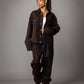【NEW】FLOCKED DENIM PANTS/フロックデニムパンツ【FAM-62509】【10月5日から順次配送】