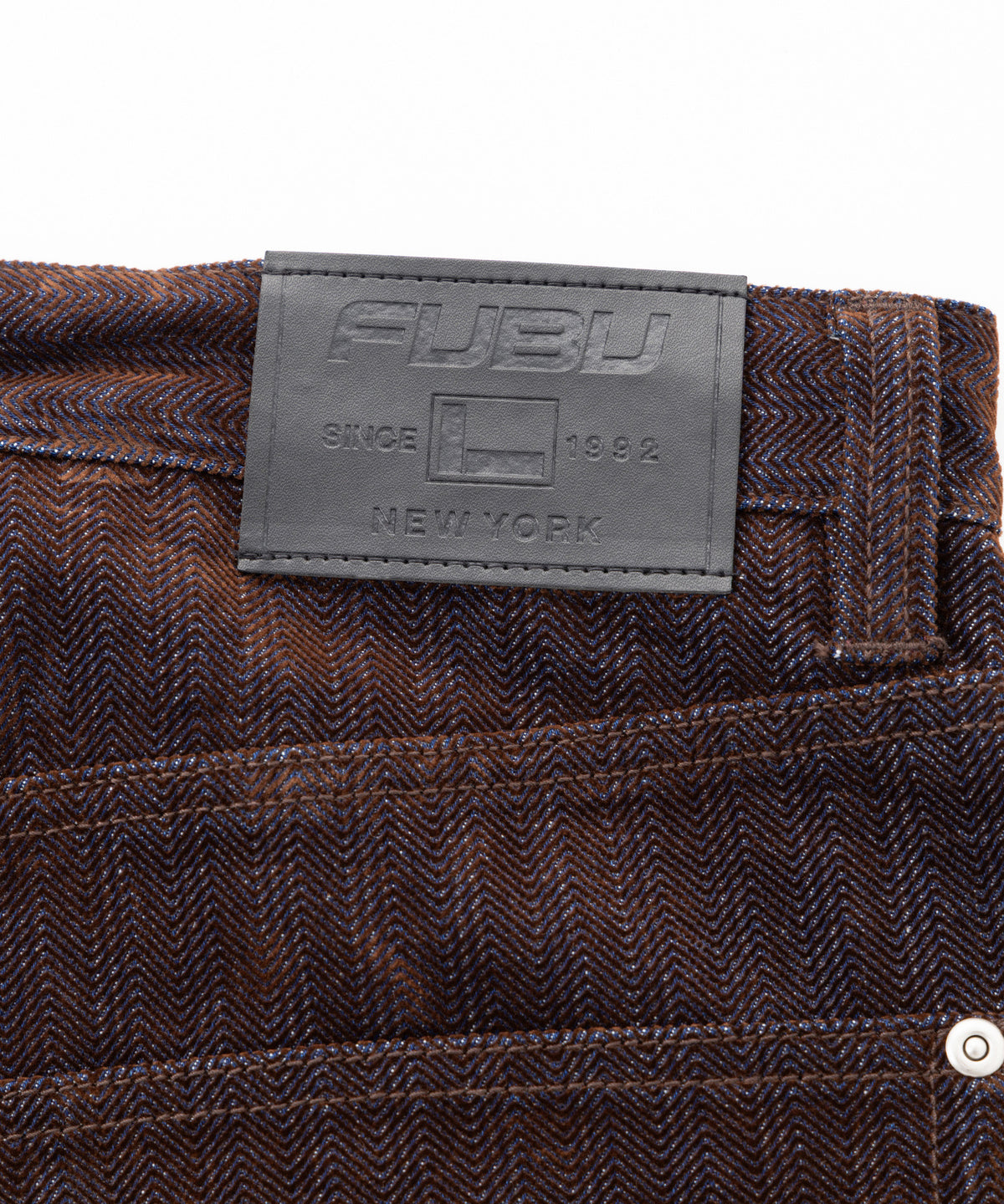 【NEW】FLOCKED DENIM PANTS/フロックデニムパンツ【FAM-62509】【10月5日から順次配送】