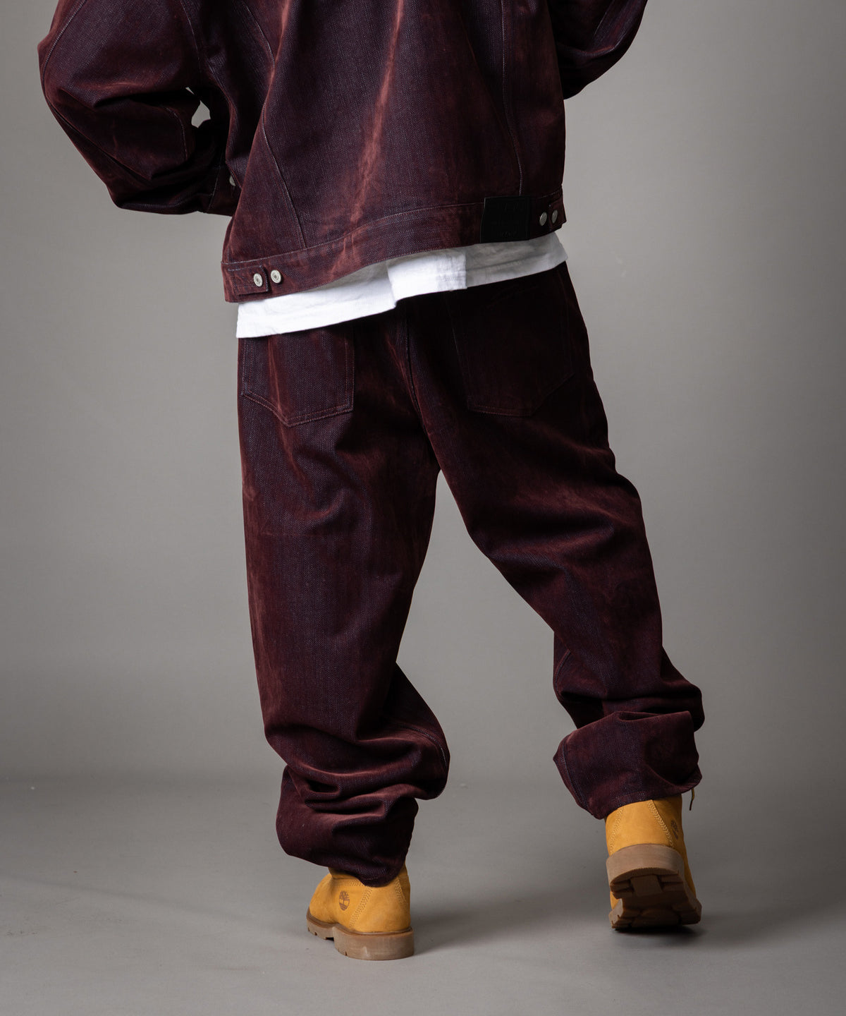 【NEW】FLOCKED DENIM PANTS/フロックデニムパンツ【FAM-62509】【10月5日から順次配送】