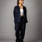 【NEW】FLOCKED DENIM PANTS/フロックデニムパンツ【FAM-62509】【10月5日から順次配送】