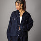 【NEW】FLOCKED DENIM JACKET/フロックデニムジャケット【FAM-62316】【10月5日から順次配送】