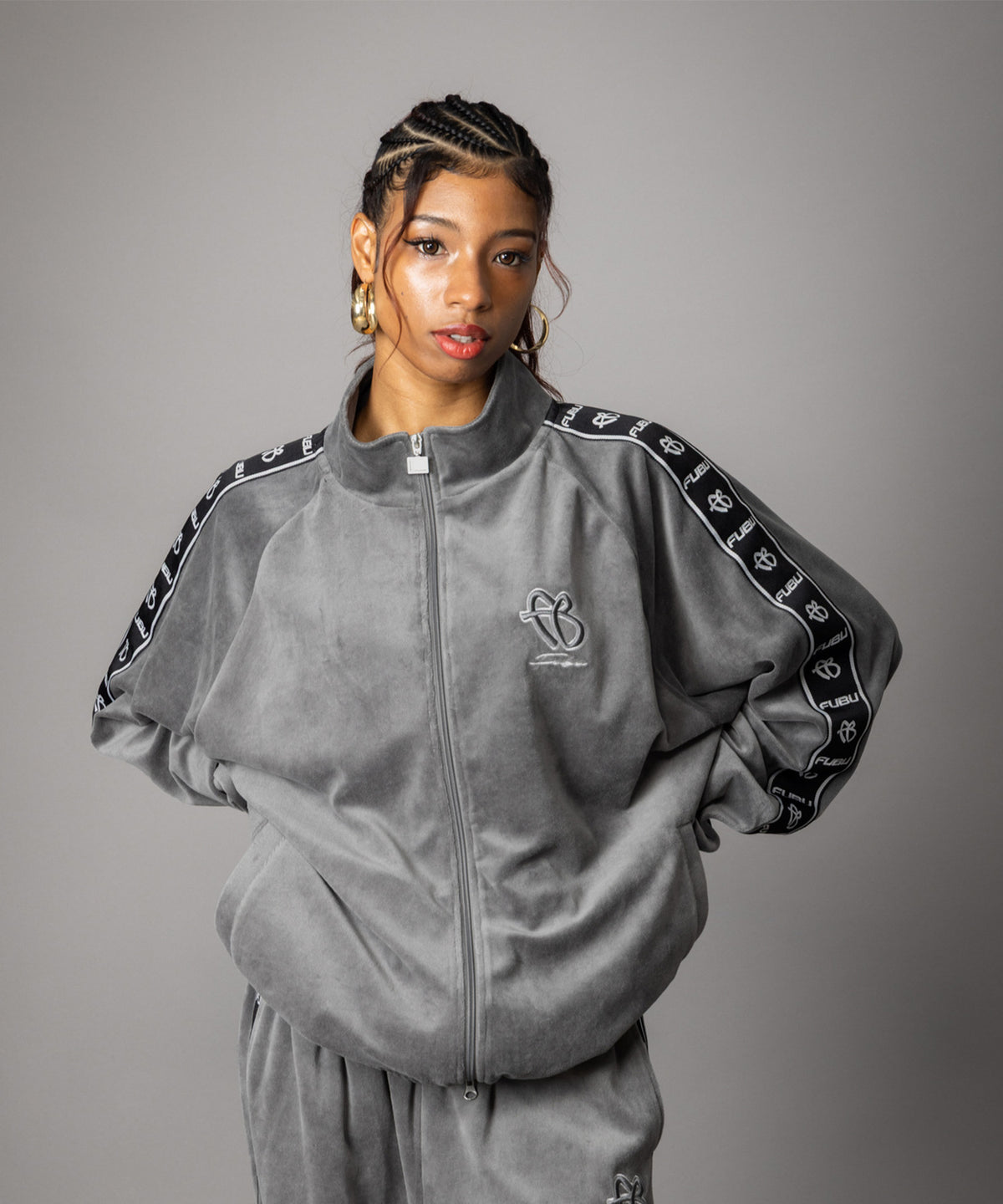 EXCLUSIVE【NEW】VELOR TRUCK JACKET/ベロアトラックジャケット【FAM-62709】