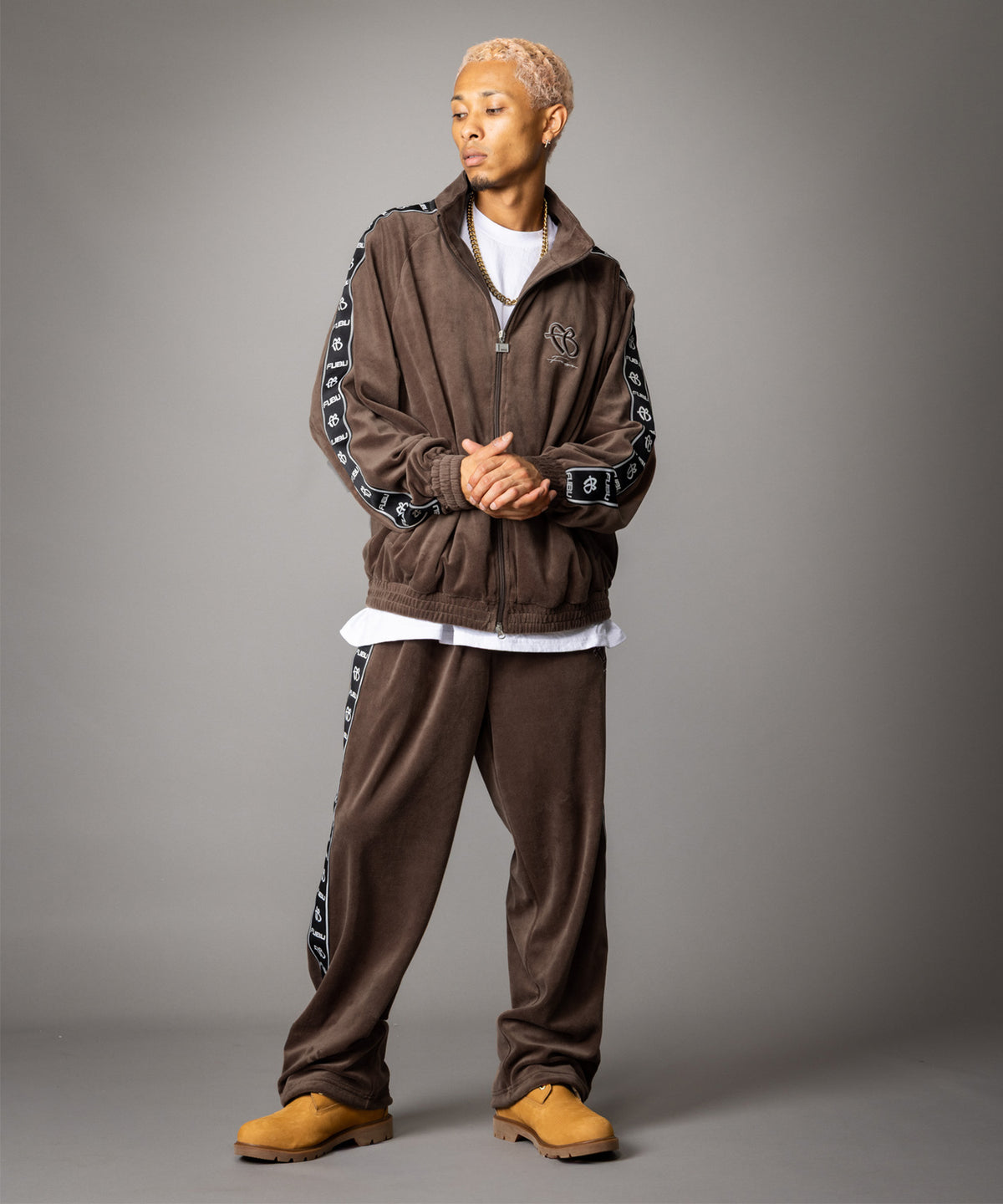 EXCLUSIVE【NEW】VELOR TRUCK JACKET/ベロアトラックジャケット【FAM-62709】