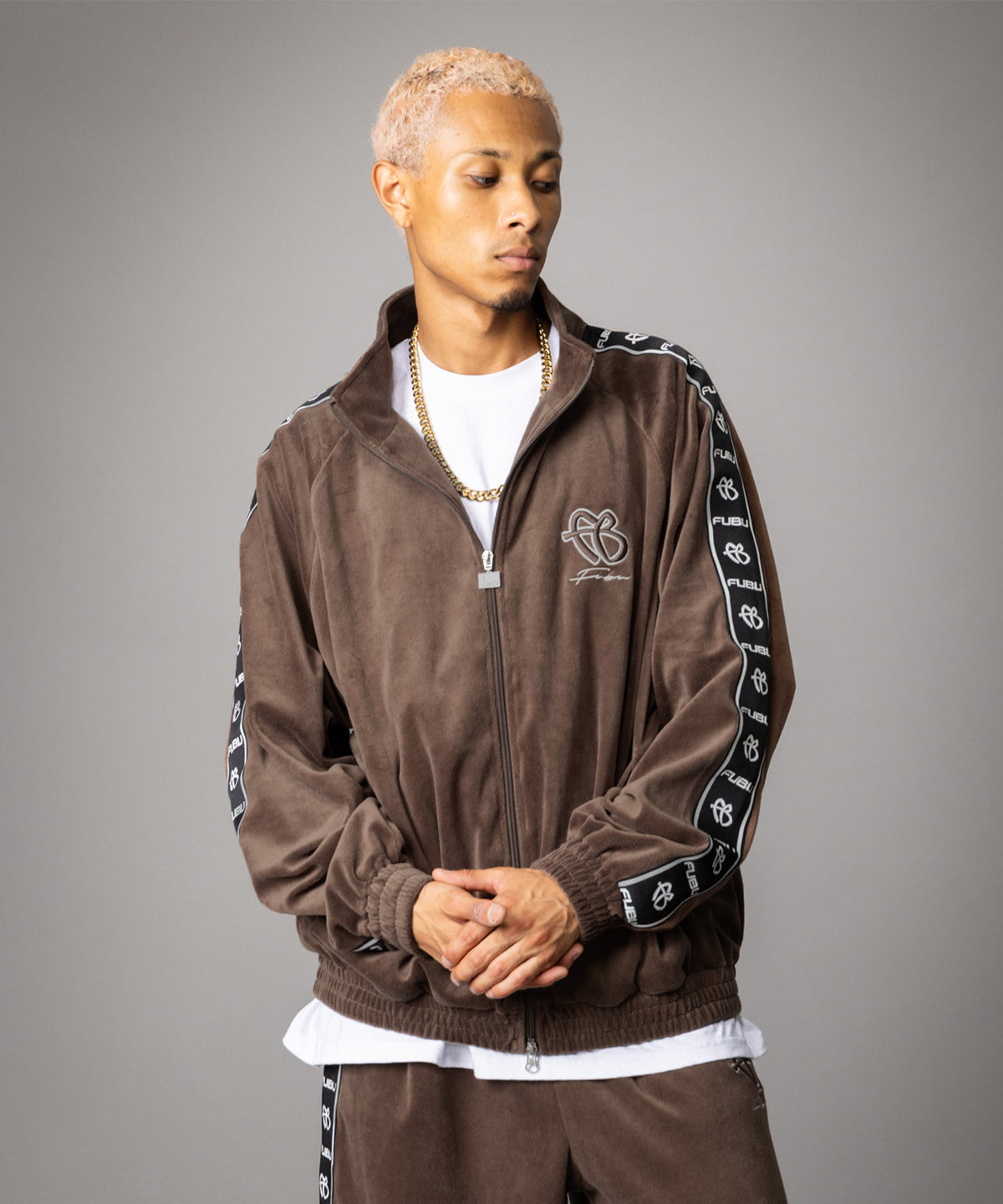 EXCLUSIVE【NEW】VELOR TRUCK JACKET/ベロアトラックジャケット【FAM-62709】