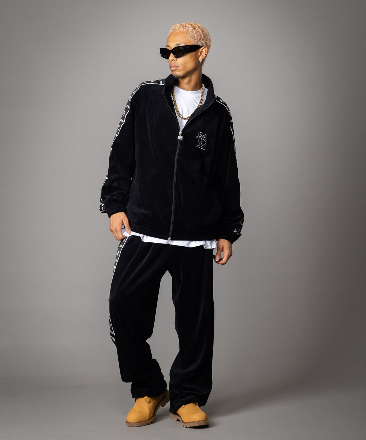 EXCLUSIVE【NEW】VELOR TRUCK JACKET/ベロアトラックジャケット【FAM-62709】