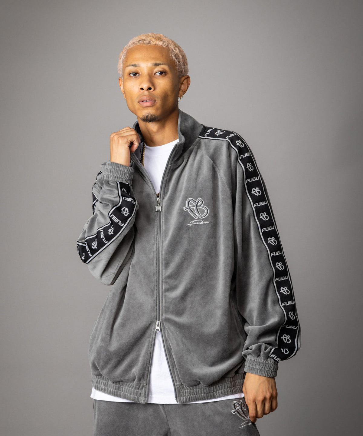EXCLUSIVE【NEW】VELOR TRUCK JACKET/ベロアトラックジャケット【FAM-62709】