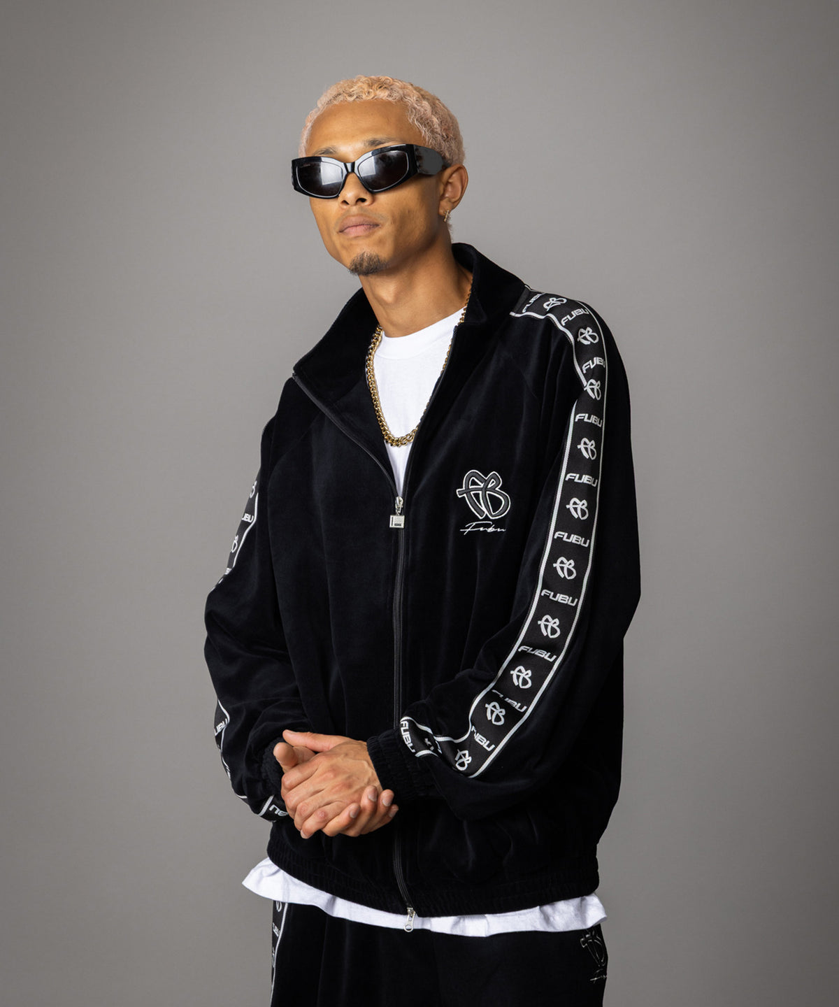 EXCLUSIVE【NEW】VELOR TRUCK JACKET/ベロアトラックジャケット【FAM-62709】