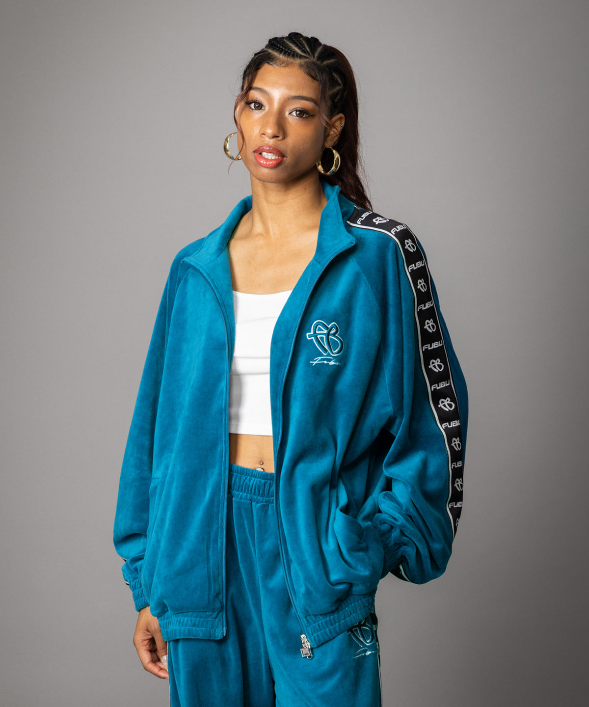 EXCLUSIVE【NEW】VELOR TRUCK JACKET/ベロアトラックジャケット【FAM-62709】