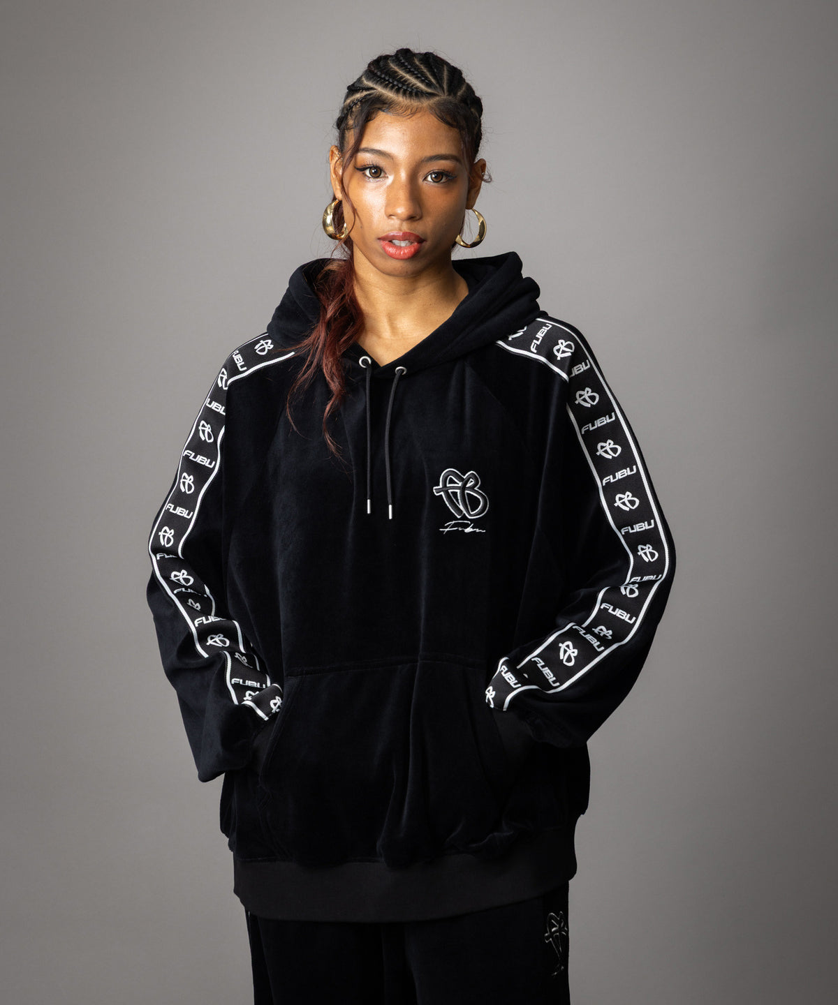 【NEW】VELOR HOODIE/ベロアフーディー【FAM-62710】