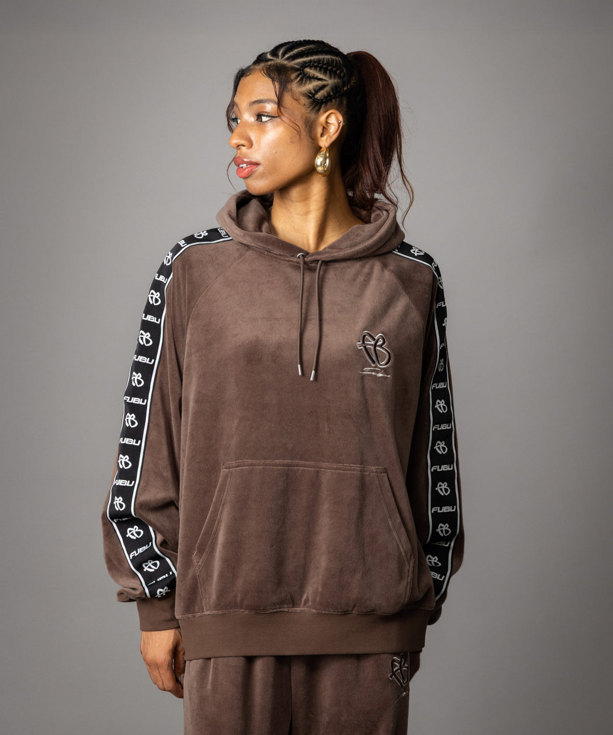 【NEW】VELOR HOODIE/ベロアフーディー【FAM-62710】