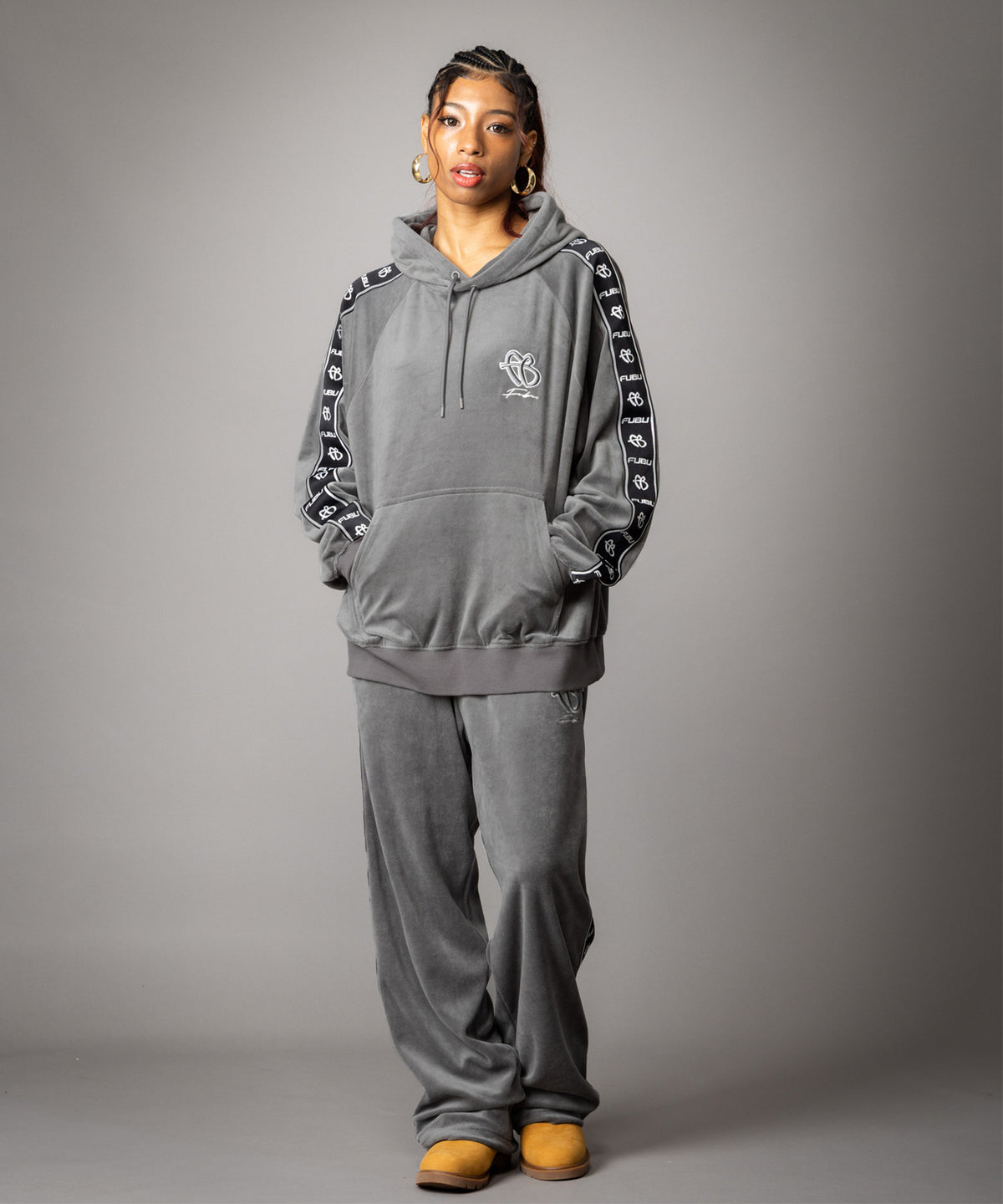 【NEW】VELOR HOODIE/ベロアフーディー【FAM-62710】