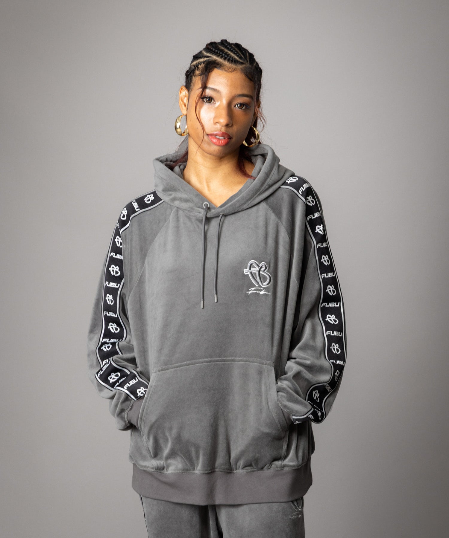 VELOR HOODIE/ベロアフーディー【FAM-62710】｜FUBU(フブ)公式通販