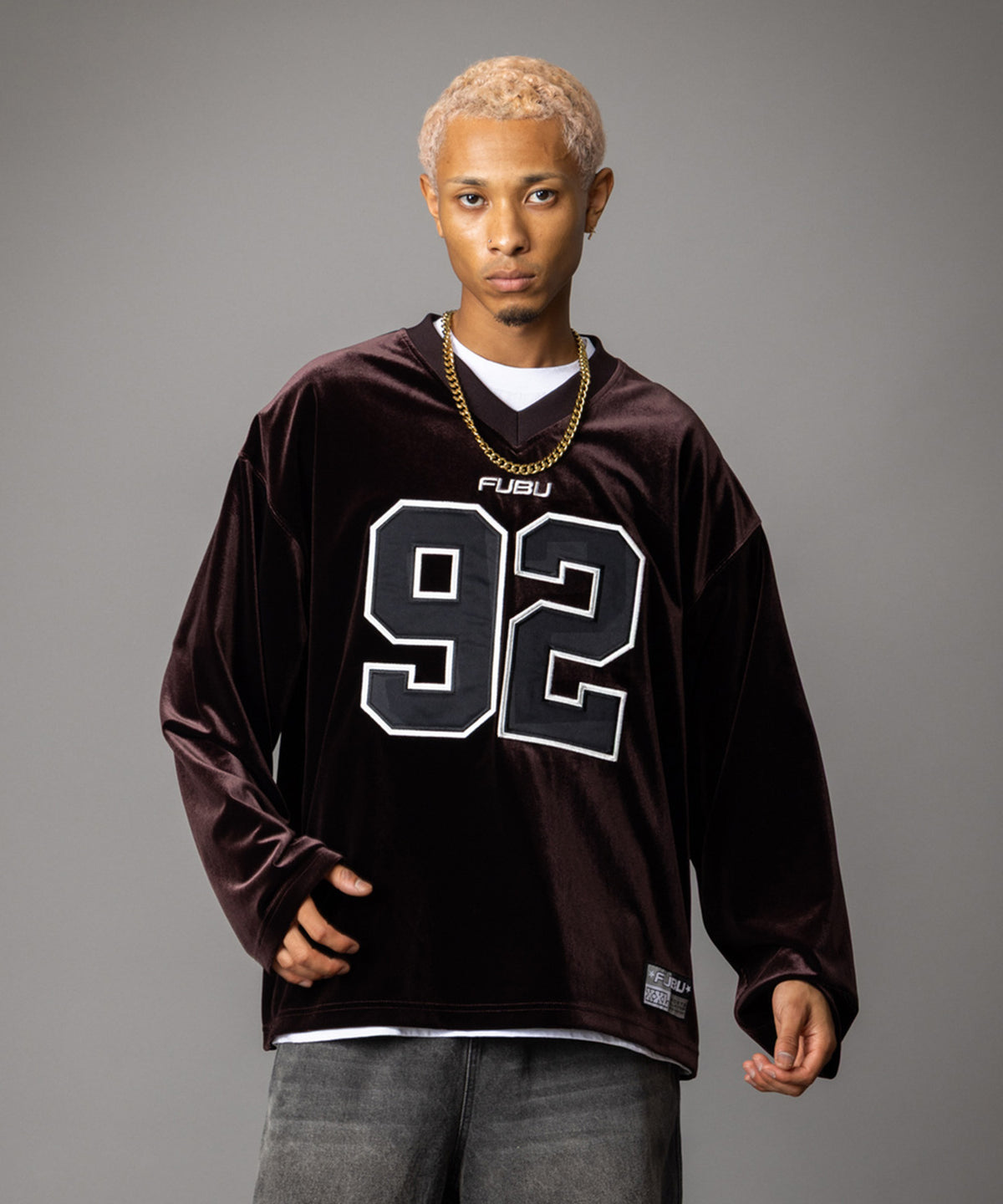 【NEW】VELOR GAME SHIRTS/ベロアゲームシャツ【FAM-62715】