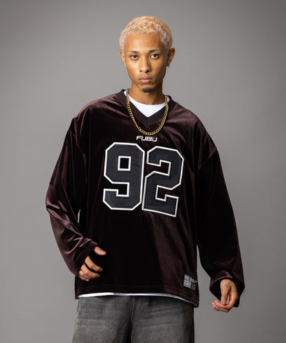 【NEW】VELOR GAME SHIRTS/ベロアゲームシャツ【FAM-62715】