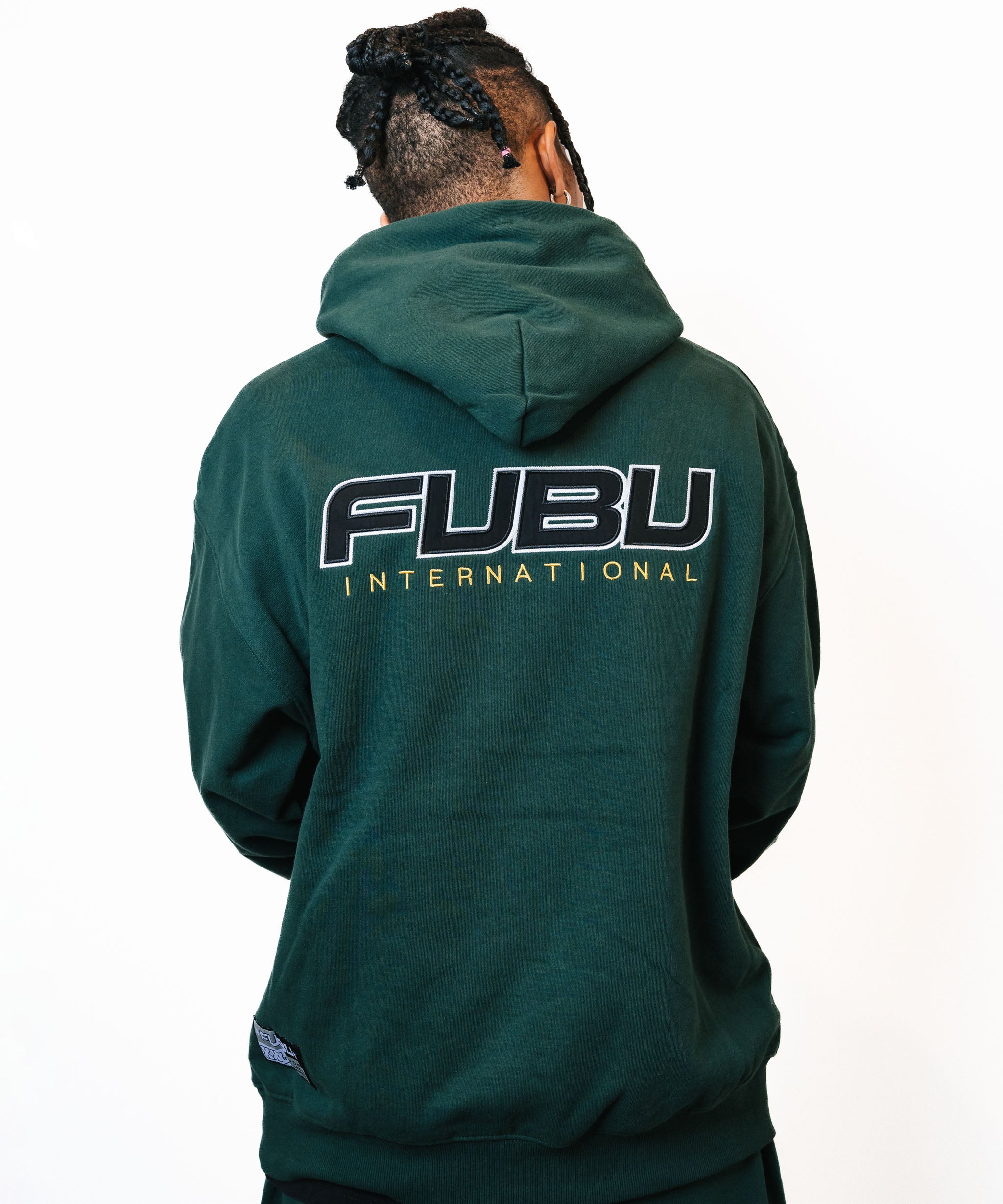 FUBU(フブ) パーカー ロゴ  オーバーサイズ アメカジ