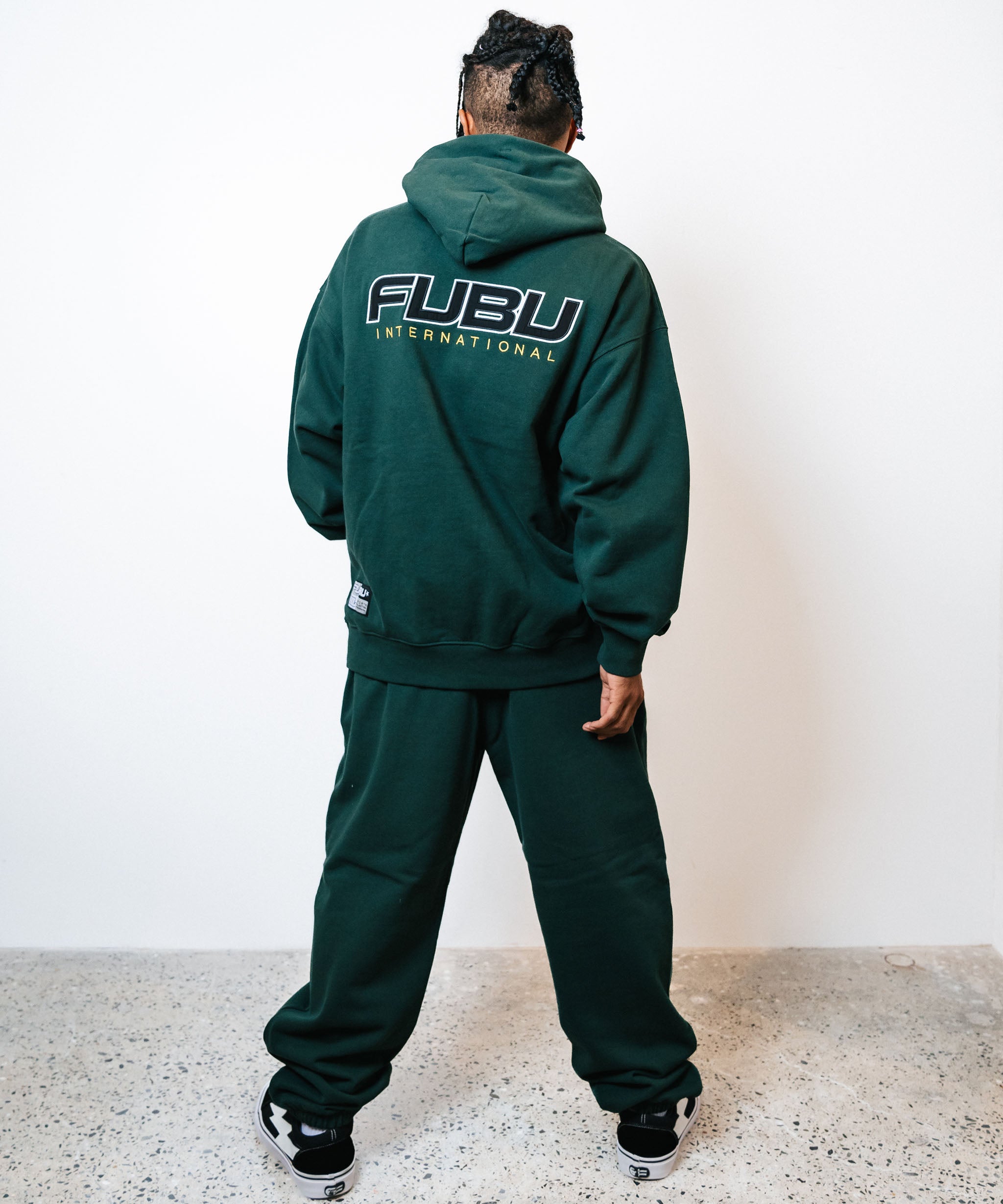 FUBU(フブ) パーカー スウェット フーディ ロゴ オーバーサイズ アメカジ