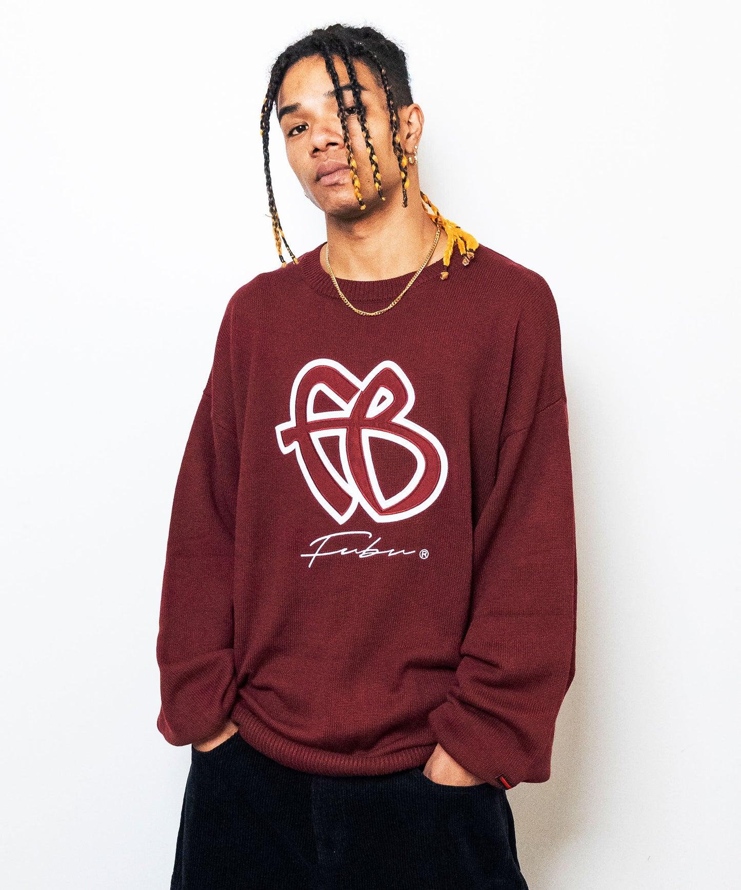 LOGO KNIT/ロゴニット【FAU-32705】