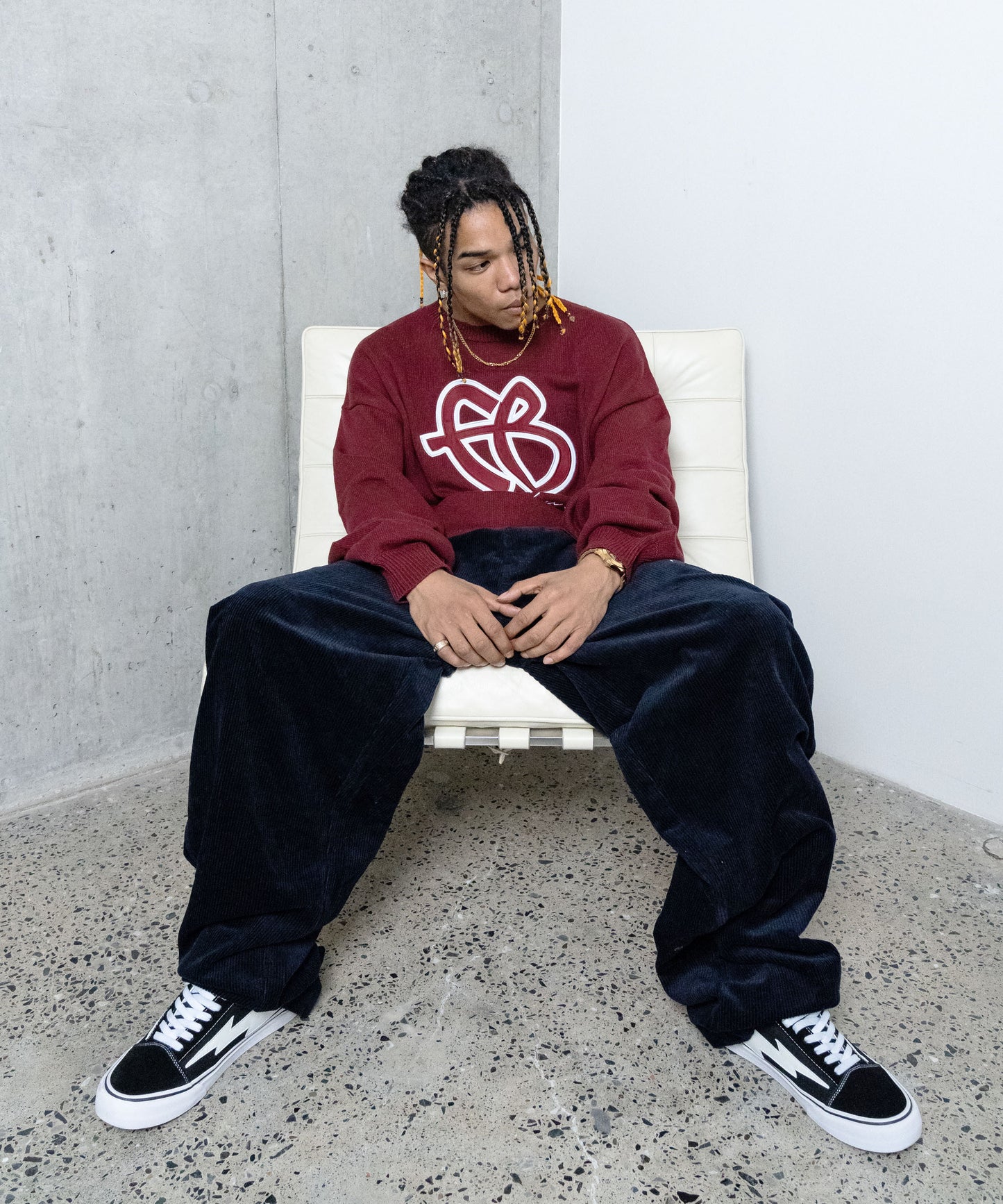 LOGO KNIT/ロゴニット【FAU-32705】