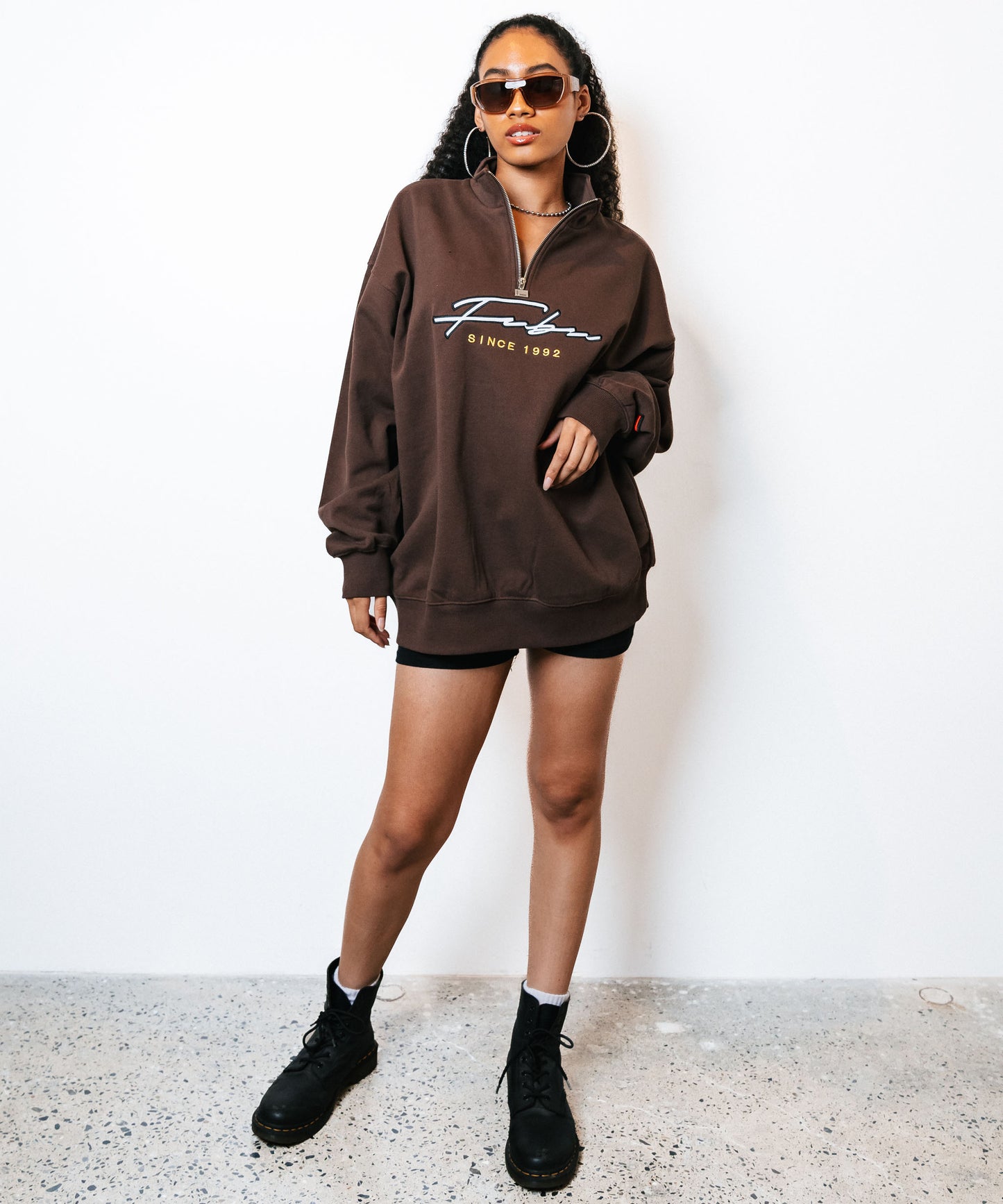 HALF ZIP SWEAT/ハーフジップスウェット【FAU-32707】