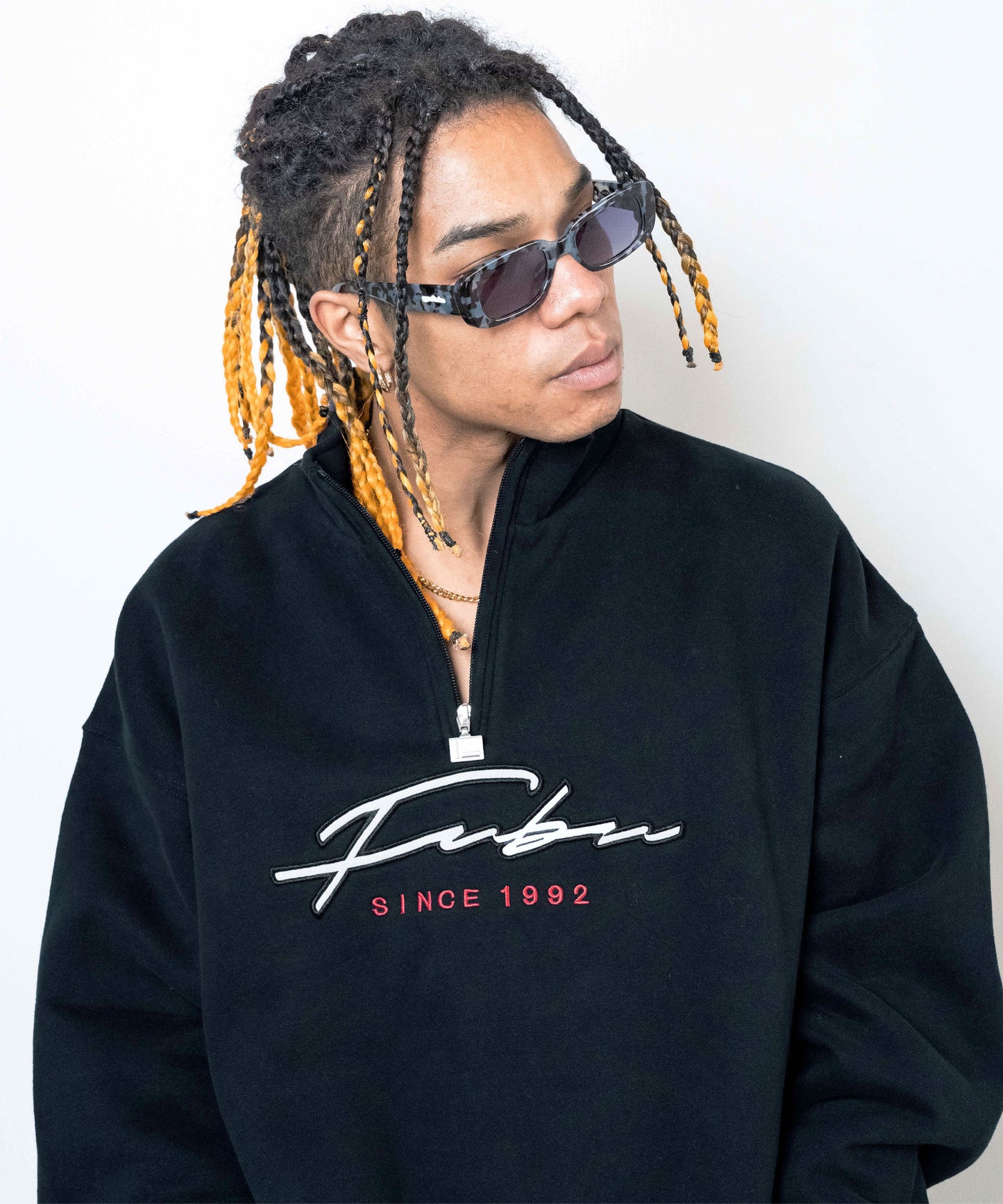 HALF ZIP SWEAT/ハーフジップスウェット【FAU-32707】
