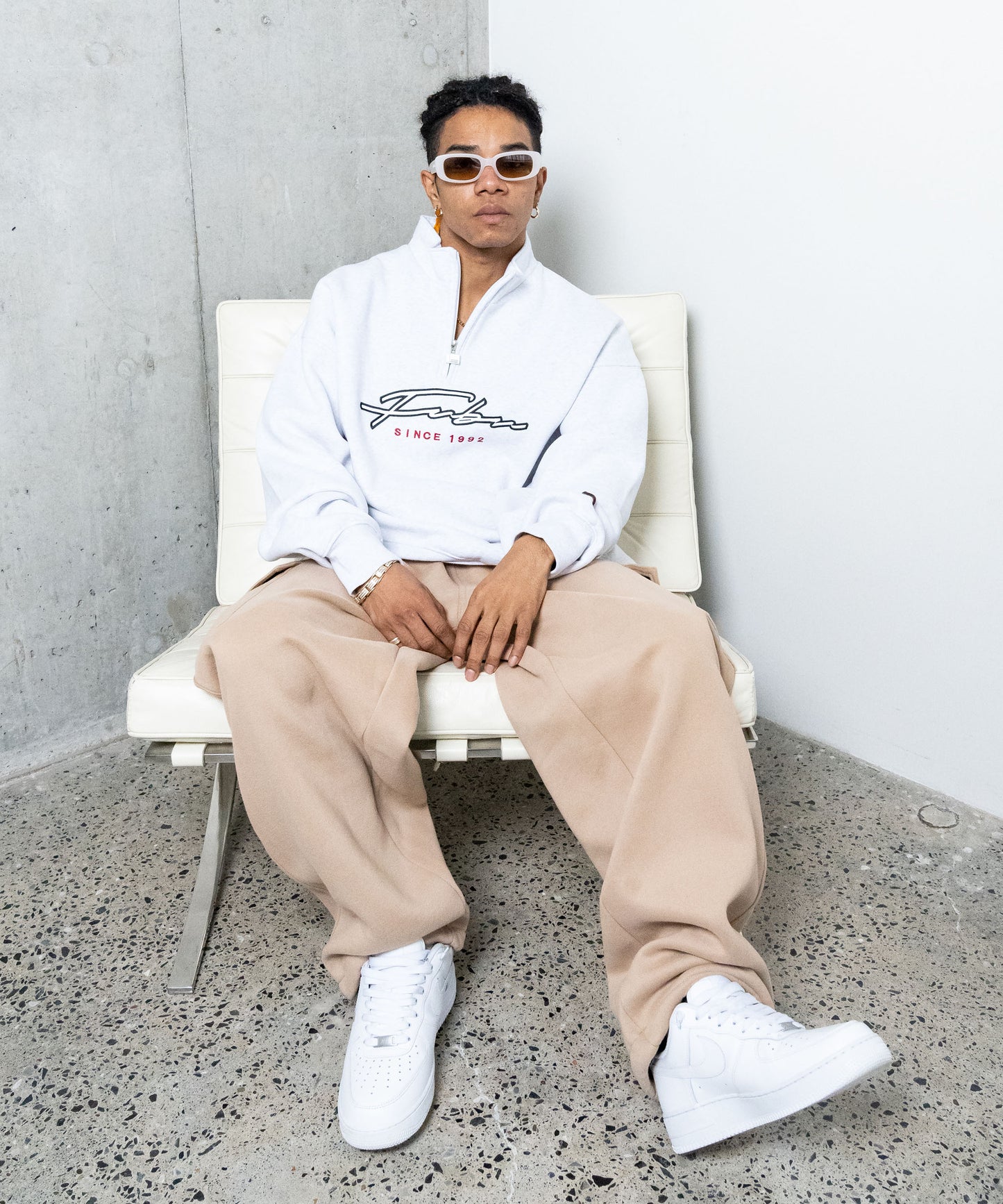 HALF ZIP SWEAT/ハーフジップスウェット【FAU-32707】