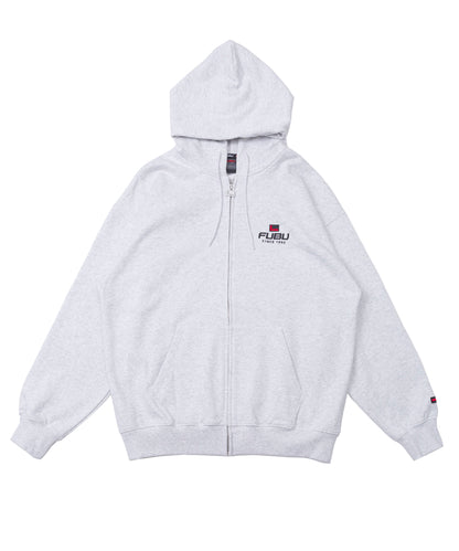 LOGO ZIP HOODIE/ロゴジップパーカー【FAU-32709】