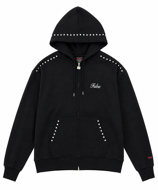 【NEW】STUDS ZIP HOODIE/スタッズジップフーディー【FAM-62706】