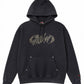 【NEW】FAUX LEATHER PATCH HOODIE/フェイクレザーパッチフーディー【FAM-62704】