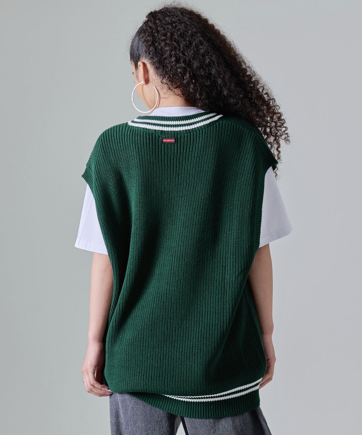 KNIT VEST/ニットベスト【FAM-41702】