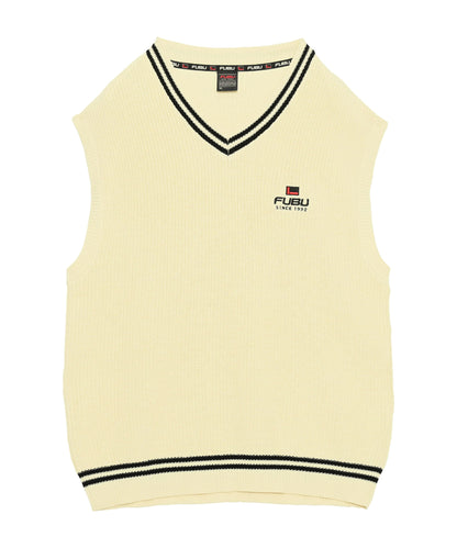 KNIT VEST/ニットベスト【FAM-41702】
