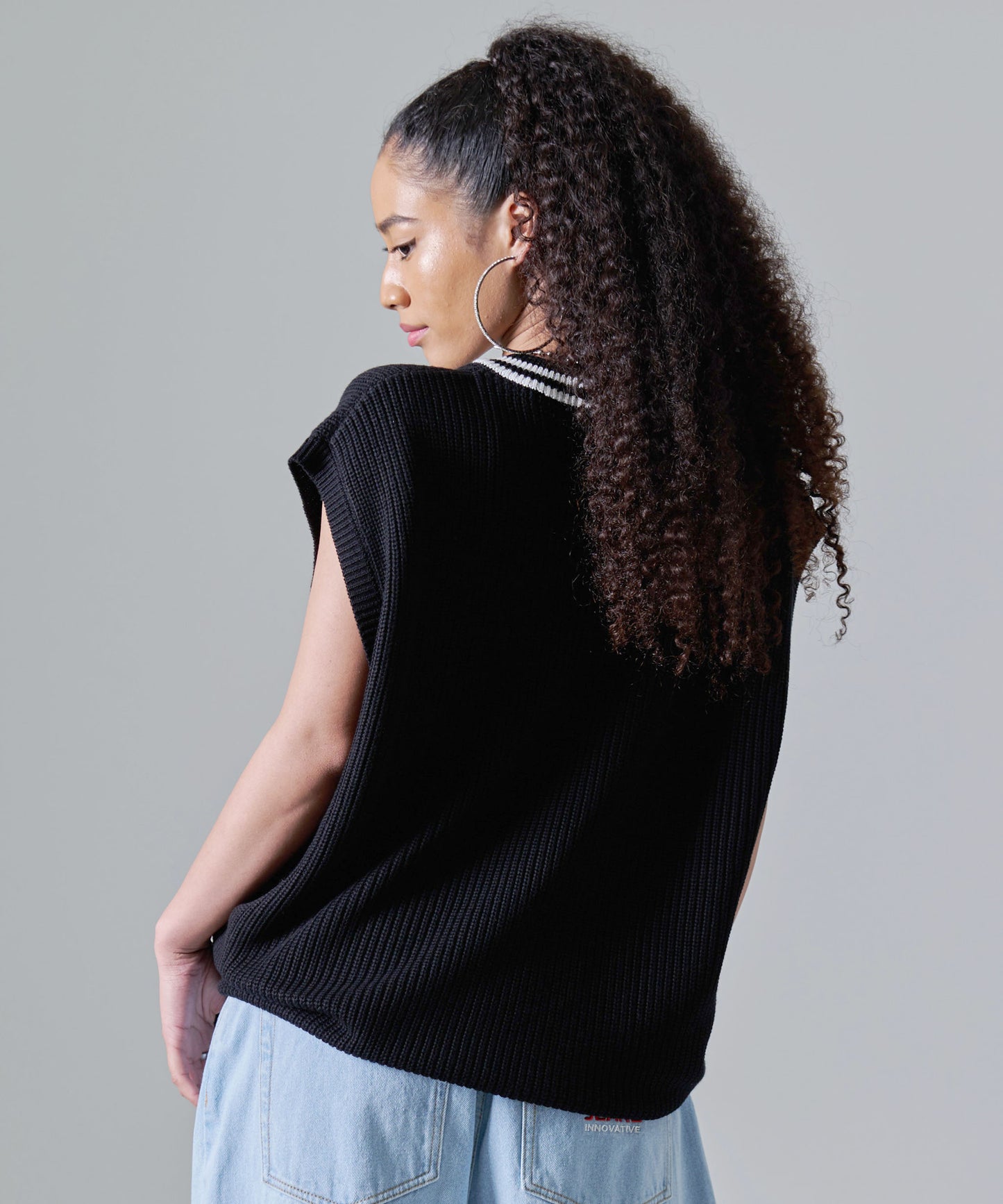 KNIT VEST/ニットベスト【FAM-41702】