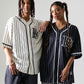 STRIPE BASEBALL SHIRTS/ストライプベースボールシャツ【FAM-41715】