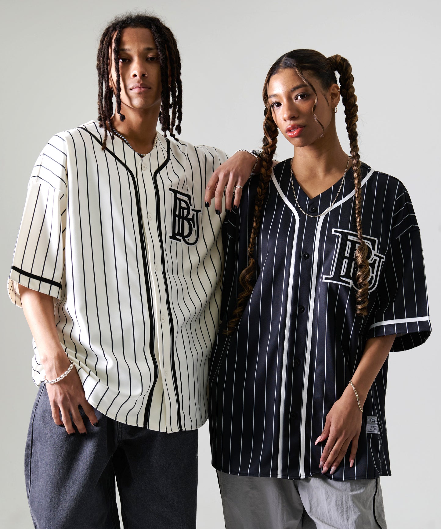 STRIPE BASEBALL SHIRTS/ストライプベースボールシャツ【FAM-41715】
