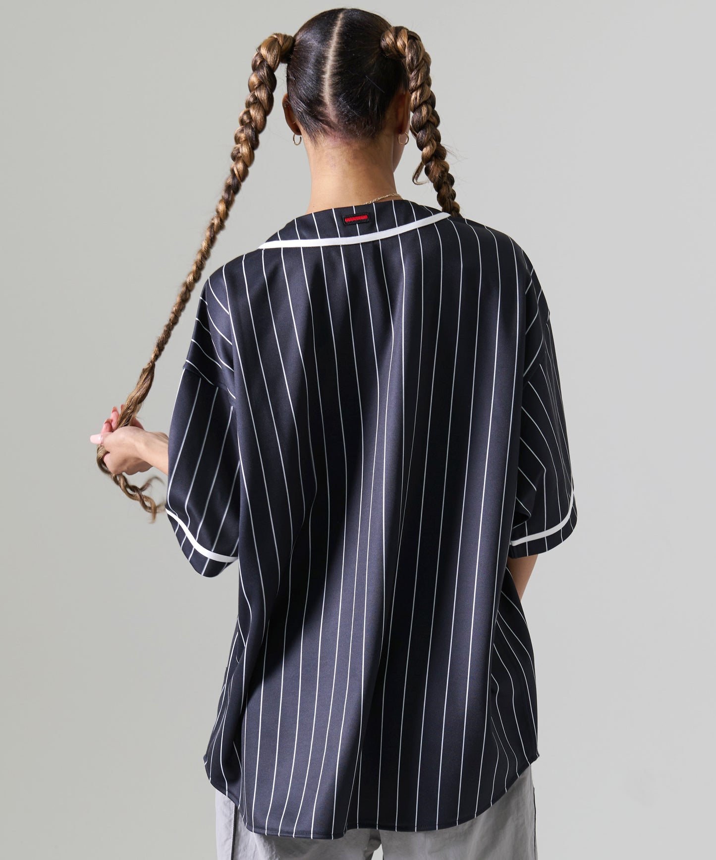 STRIPE BASEBALL SHIRTS/ストライプベースボールシャツ【FAM-41715】