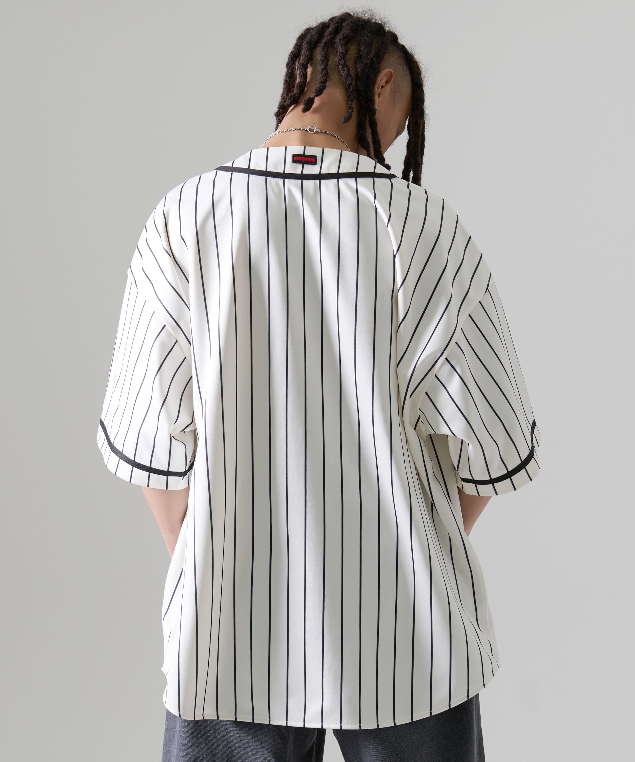 FUBU フブ トップス ブランド ロゴ ベースボール 半袖シャツ。FUBUは