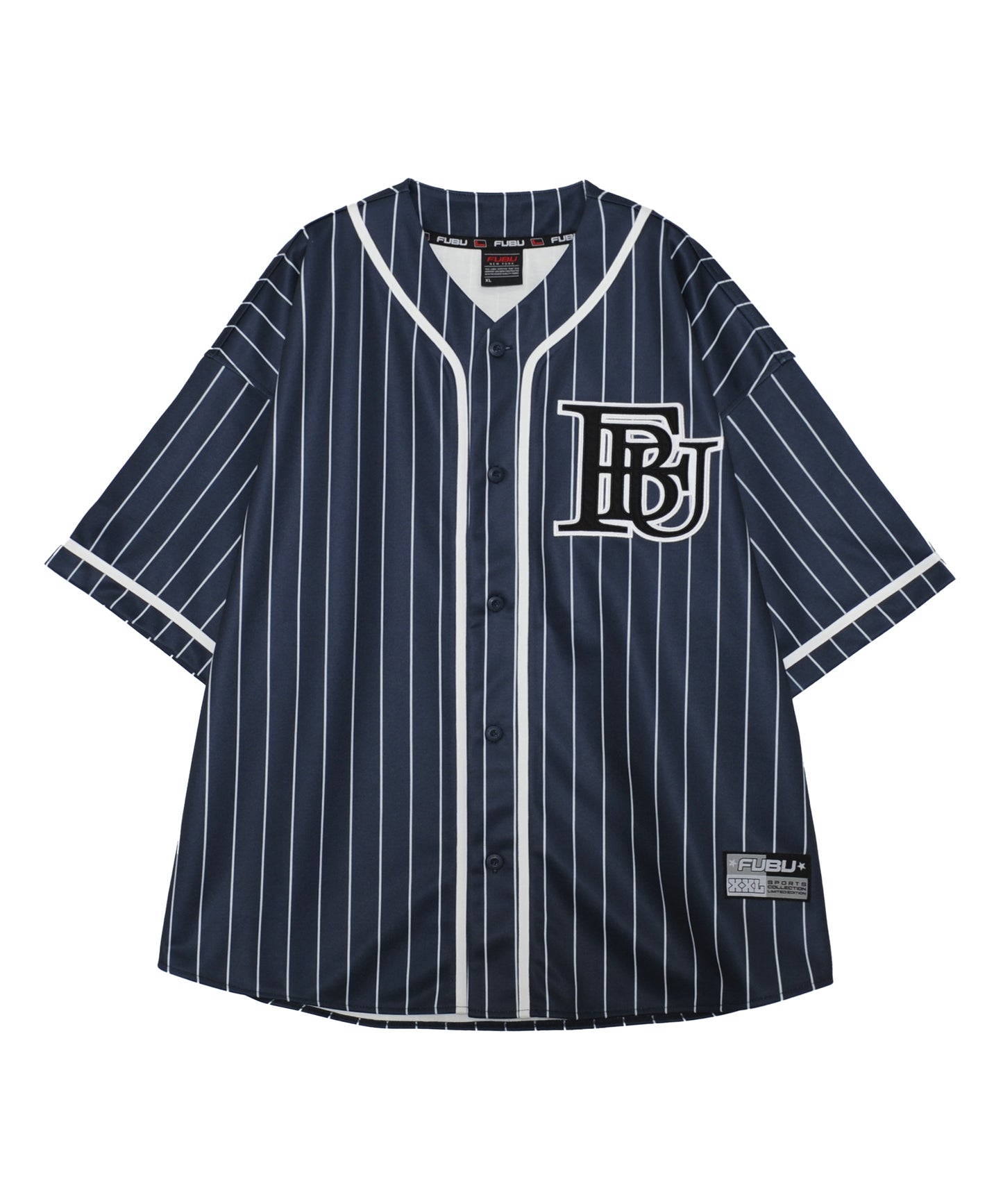 STRIPE BASEBALL SHIRTS/ストライプベースボールシャツ【FAM-41715】